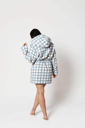Layer Up Robe - Robe - Peppermint Plaid