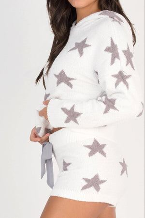 Snow Angel Marshmallow Sweater - Sleepwear & Loungewear - Sweat Cream Stars