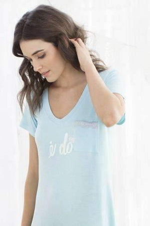 All American Sleepshirt - Sleepwear & Loungewear - White Dot