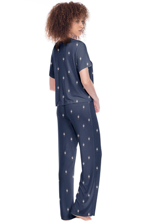 All American PJ Set - Sleepwear & Loungewear - Night Mist Geo
