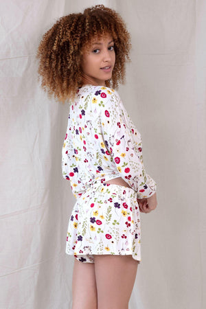 All American Shortie Set - Sleepwear & Loungewear - Ivory Botanical