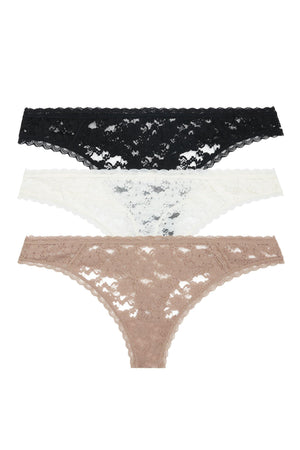 Lady in Lace 3 Pack - Honeydew Intimates