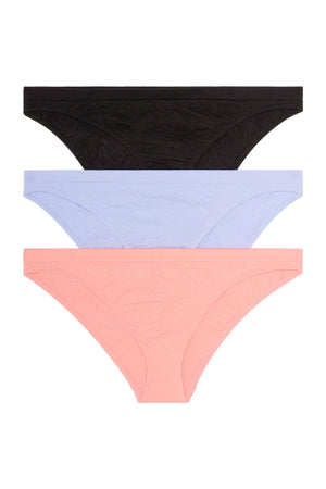 Keagan Bikini 3 Pack - Panty - Black/Cove/Angelfish